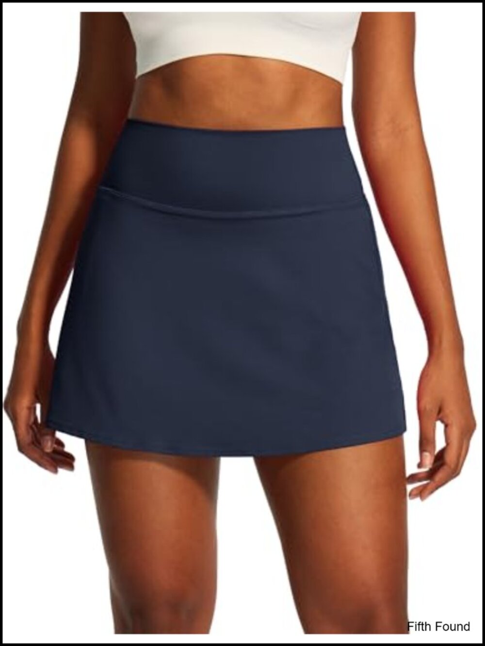 Women's Tennis Skort High Waisted Built-in Shorts Athletic Skirt with Pockets